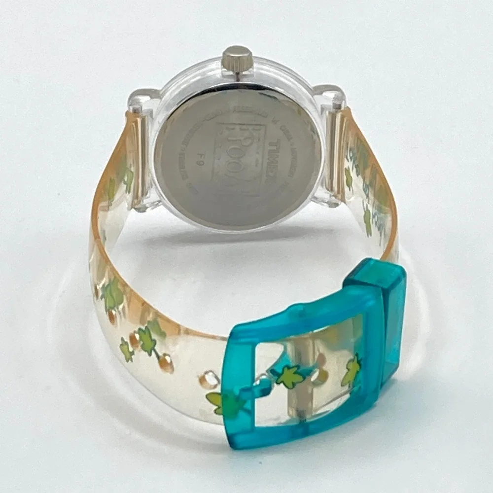 Timex Winnie the Pooh Women's Watch 29mm Piglet Clear New Battery 1998 90s 7.5